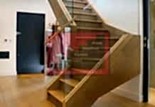 Demir Kaplama Ahşap Merdiven